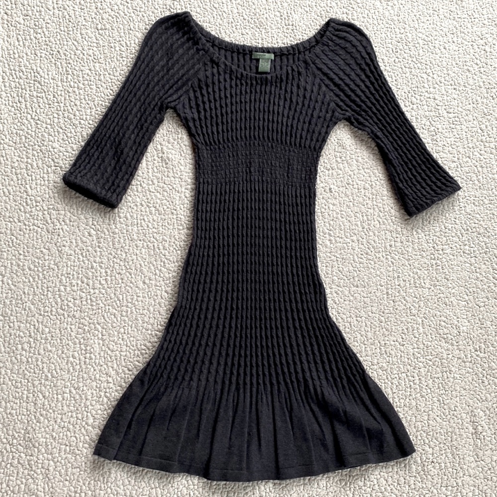 Anthropologie Gray sweater dress - size S
